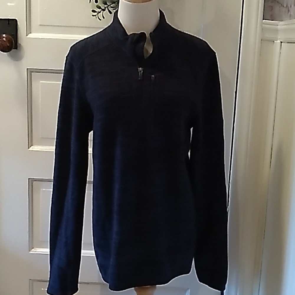 Saucony blue men's medium thick winter shirt